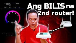 Mabilis na 2nd Router up to 300Mbps | Converge router as 2nd router to PLDT Fibr