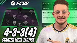 Best Starter 433(4) Custom Tactics To DOMINATE In EA FC 25!