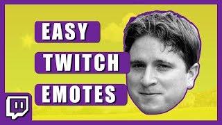 How to make twitch emotes - Quick and easy