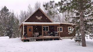 High Winds And Snow At Our Homestead: Prepping For New Cabin Build