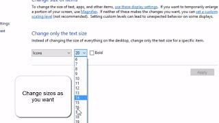 How to Change Fonts and Icon Sizes on Windows 10