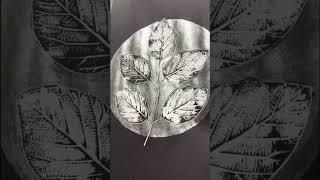 Acrylic Leaf Prints | Acrylic Leaf Stamps with natural leaves