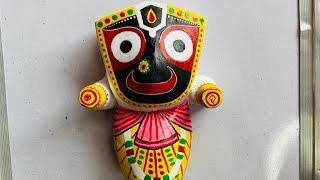 DIY Jagannath ji clay art || tutorial video #clayart #jagannath #jagannathclayart