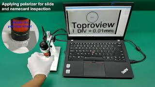 Polarizer True 5MP USB Digital Microscope Factory