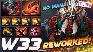 w33 Huskar 7.36 Reworked No Mana! Ownage! - Dota 2 Pro Gameplay [Watch & Learn]