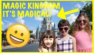 Ava Isla and Olivia Have a Magical Day at Disney's Magic Kingdom | Disney Vacation