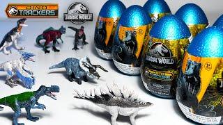 NEW Jurassic World CAPTIVZ Eggs Dino Trackers Series! Indoraptor, Indominus Rex, Giganotosaurus