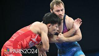 Spencer Lee, Higuchi Rei wrangle in a WHITE-KNUCKLE 57kg gold bout | Paris Olympics | NBC Sports