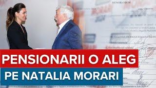 Pensionarii o aleg pe Natalia Morari