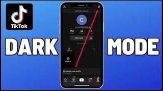 How to Turn on Dark Mode on Tiktok in iPhone 2023 | Tiktok New Update