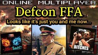 Defcon FFA - Tank General - Pro Rules | C&C Generals Zero Hour | No Commentary