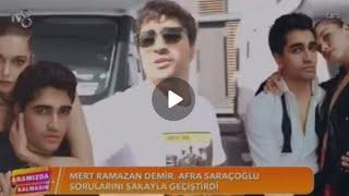 Mert Ramazan Demirin,Afra Saraçoğluyla barıştınız sorusuna muhabirlere tepkisi röportaj geldi