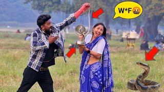 Snake in the Tiffin Prank on Cute Girls  PrankBuzz