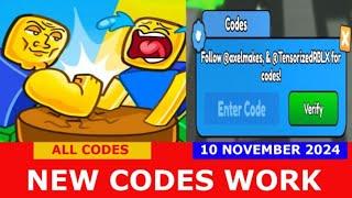 *NEW CODES* Arm Wrestle Simulator ROBLOX | ALL CODES | NOVEMBER 10, 2024