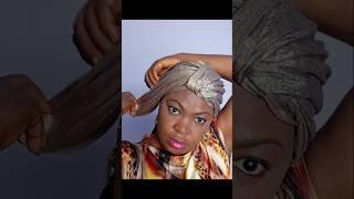 Quick and cute headwrap #trending #turban #headwrap #tutorial