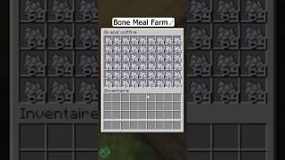 Very simple bone meal farm in Minecraft #shorts