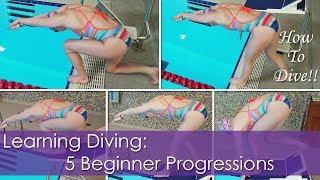 Learning Diving: 5 Beginner Progressions to Learn How to Dive!!