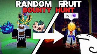 I Used Gacha Fruits To Bounty Hunt In Blox Fruits!