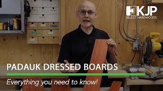 Padauk Dressed Boards