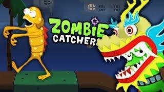 ПУГАЮ ЗОМБАРЕЙ и ОХОЧУСЬ на НОВОГО ЗОМБИ ТОЛСТЯКА в ЛАГУНЕ! Игра Zombie Catchers