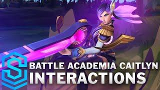 Battle Academia Caitlyn Special Interactions