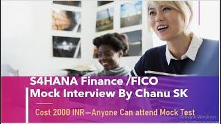 SAP FICO/S4HANA Mock Test for Trainees Practice-S4HANA Finance Course by Chanu SK-SAP FICO in Telugu