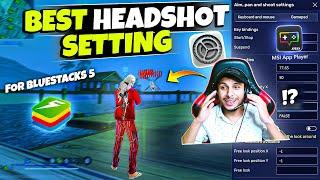 Best Headshot Settings For Free Fire PC | Bluestacks 5 Free Fire Headshot Setting