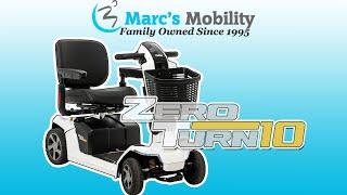 Pride Mobility ZT10 - Zero Turn 10 - Inside and Outside Mobility Scooter Review