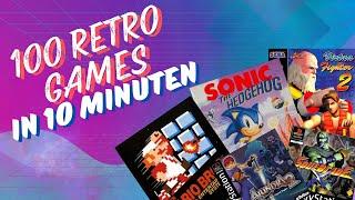 Top 100 Retro Games in 10 Minutes | 5 Genres