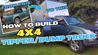 How to build a 4x4 Tipper Dump Truck With an Arborist (Aluminium Planking) Body.