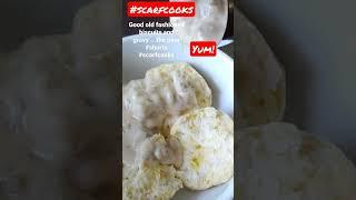 Good old fashioned biscuits and gravy ...the poor  #shorts  #scarfcooks