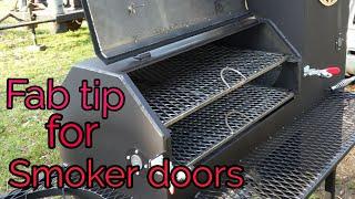 Tip for building bbq pit doors