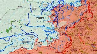 Карта боевых действий. Изменение линии фронта за октябрь 2024 года