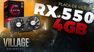 UNBOXING, PLACA DE VÍDEO RX 550 4GB VRAM DDR5 AFOX, GPU AFOX RX 550 DDR5 4GB, DIRECTX 12