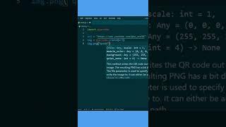 Generate Your Own QR Code with Python! #shorts #programming