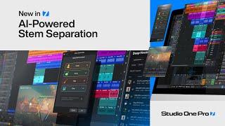 AI-Powered Stem Separation | New in Studio One Pro 7 | PreSonus