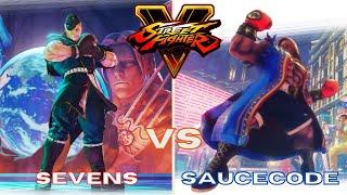 Sevens (ED) vs xSauceCode (Boxer) Ranked Match Set (Street Fighter 5 Champion Edition)