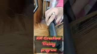 KM Creations Traning Program |Hair styling| Practice| Instructions to trainee