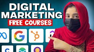 Learn DIGITAL MARKETING For FREE! [Free Courses with Certificates] | Digital Marketing Courses 2024