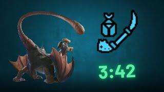 MH Wilds Gypceros Insect Glaive Solo 3:42 (No rocks/flashes)