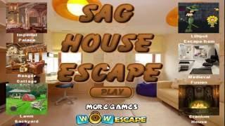 Wow Sag House Escape walkthrough video .