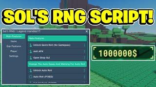 Sol's RNG Script GUI / Hack (QUICK ROLL, AUTOFARM, INFINITE COINS, AND MORE) *PASTEBIN*