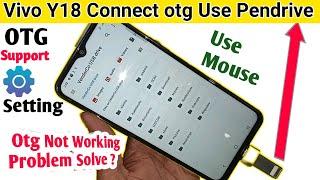 Vivo Y18 connect otg use pendrive //otg settings