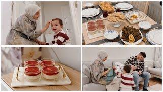 HASTA ZİYARETİ  6 ÇEŞİT İKRAM TARİFİ  EŞİMLE İŞ BÖLÜŞÜMÜ  HAFTA SONU VLOG 