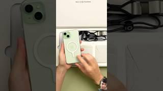 iPhone 15 plus green unboxing  #unboxing #apple #iphone