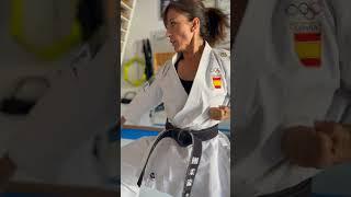 Training Seisan kata. Sandra Sánchez 🫶 #Karate #Chikara #Training #SandraSanKarate