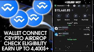 Started Wallet Connect Airdrop | Earn Up To 4,400$ WCT | Crypto Airdrop