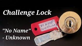Challenge Lock. "No Name" - Unknown