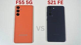 Samsung Galaxy F55 vs Galaxy S21 FE Speed Test and Camera Compare