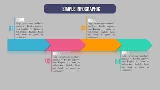 Simple infographic template for Power point presentation | Free download